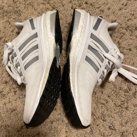 SOLD Adidas Energy Boost 3 White Gray - Picture 6 of 12